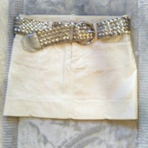 GAP WHITE DENIM SKIRT